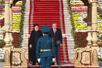 استقبال رسمی از رئیسی در تاجیکستان