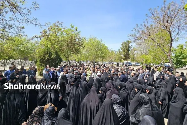 مراسم تشییع پدر شهیدان «دهنوی» در مشهد برگزار شد + فیلم