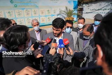 بازدید حسن یزدانی از آسایشگاه شهید بهشتی مشهد