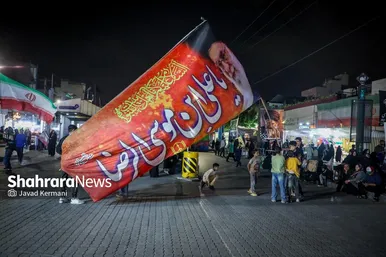 گزارش تصویری | هشتادوچهارمین شب حضور مردم مشهد در خیابان