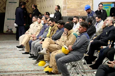 مراسم آغاز عملیات احداث رواق مبارکه امیرالمومنین علیه السلام در حرم رضوی