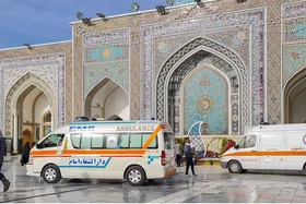آماده&zwnj;باش ۱۴ پایگاه اورژانس حرم امام&zwnj;رضا(ع) در روز اربعین حسینی (۴ شهریور ۱۴۰۳)