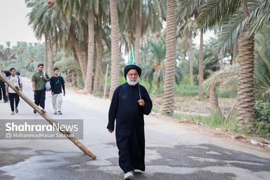 گزارش تصویری | زائران پیاده کربلا در طریق العلما