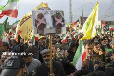 گزارش تصویری | مراسم چهلمین روز شهادت رهبر شهید انقلاب اسلامی در مشهد ۱