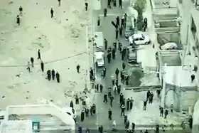 ویدئو | رصد پهپادی اغتشاشگران کرمانشاه