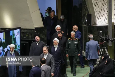 عکس‌هایی از آغاز مجلس دوازدهم توسط هیئت رئیسه سنی