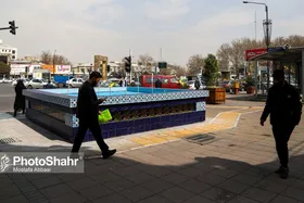 ویدئو | نگاهی به یادمان &laquo;حوضچه قدیمی&raquo; اثر هنرمند مه گل غفاریان در مشهد