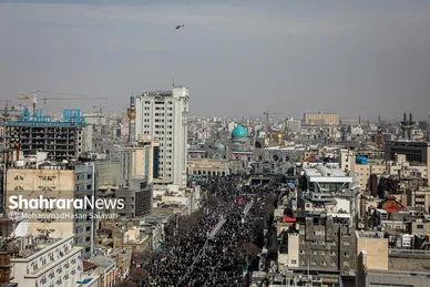 گزارش تصویری | راهپیمایی مردم مشهد در یوم الله ۲۲ بهمن -۳