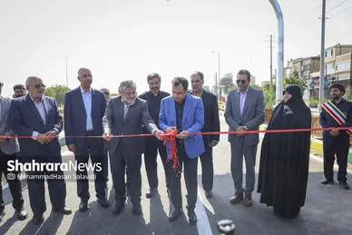 گزارش تصویری | بهره‌برداری از دوربرگردان غیرهمسطح شرقی ابوطالب مشهد