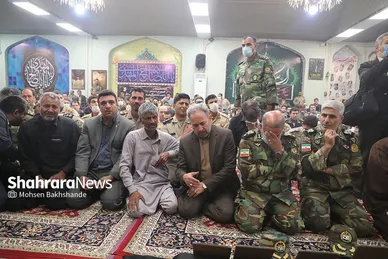 مراسم تشییع پیکر مطهر سرباز شهید «احمد لطفی» در مشهد