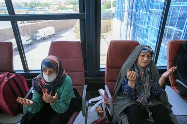  نخستین پرواز اعزام حاجیان از فرودگاه بین المللی شهید هاشمی نژاد 