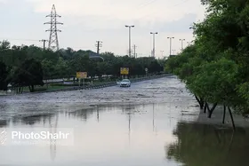 آغاز بارش شدید باران در خراسان رضوی | احتمال سیلابی شدن مجدد مسیرها (۲۷ اردیبهشت ۱۴۰۳)