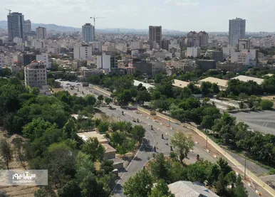تصاویر هوایی از بازگشایی معابر پادگان لشکر ۷۷ ارتش در مشهد