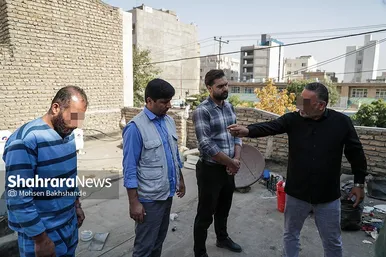 گزارش تصویری | بازسازی قتل مرد جوان به دست برادر همسرش در حوالی پایانه مسافربری مشهد