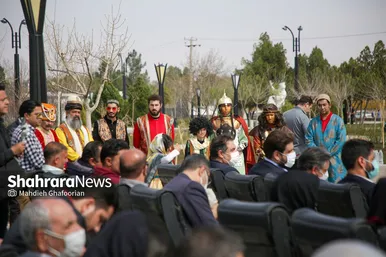 آیین رونمایی از یادمان «گذرسیاوش از آتش»