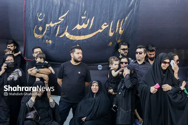 آیین خیمه سوزان عصر عاشورا در مشهد