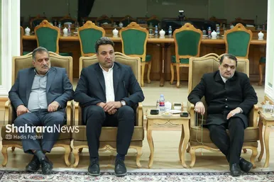 گزارش تصویری | دیدار احسان حدادی، رئیس فدراسیون دوومیدانی، با استاندار خراسان رضوی