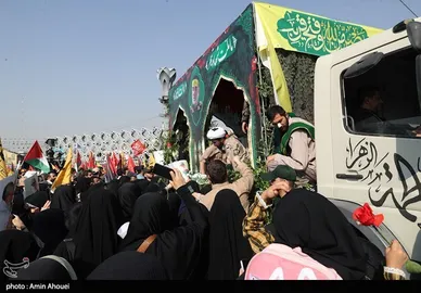 گزارش تصویری | مراسم تشییع پیکر شهید سردار عباس نیلفروشان