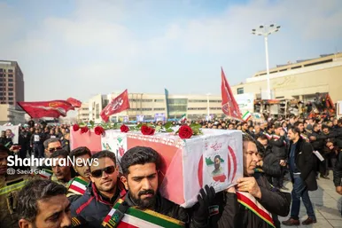 گزارش تصویری | مراسم تشییع پیکر شهید «عیسی علیپور» از شهدای خدمت شهرداری مشهد ۱