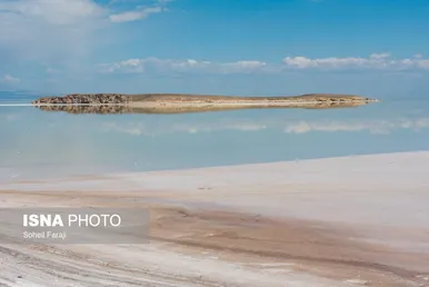 دریاچه ارومیه ۵۴ روز بعد از آغاز آبگیری مجدد