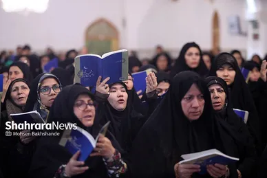 مراسم احیای ناشنوایان در حرم مطهر امام رضا(ع)
