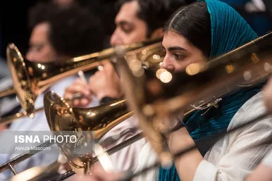 عکس‌هایی از تمرین ارکستر سمفونیک تهران