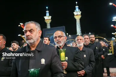 گزارش تصویری | مراسم خطبه خوانی حرم مطهر رضوی در شب شهادت امام رضا(ع)