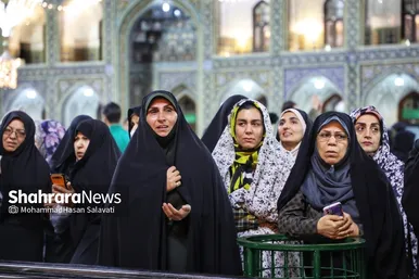 بازگشایی صحن انقلاب حرم مطهر رضوی در آستانه نیمه شعبان