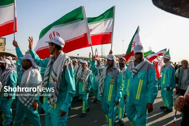 گزارش تصویری | شروع فعالیت و خدمت کاروان شهرداری مشهد در شهر نجف اشرف