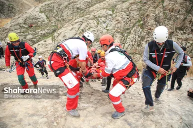 پنجمین مانور استانی امداد و نجات در منطقه ملی گردشگری