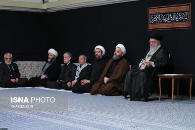 مراسم عزاداری دانشجویان به‌مناسبت اربعین حسینی علیه‌السلام در حضور رهبر انقلاب