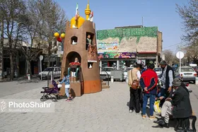 ویدئو | نگاهی به المان &laquo;همسایه&raquo; اثر هنرمند ملیحه هادی زاده در مشهد
