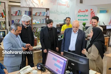 بازدید اعضای شورای اسلامی شهر مشهد از روزنامه شهرآرا