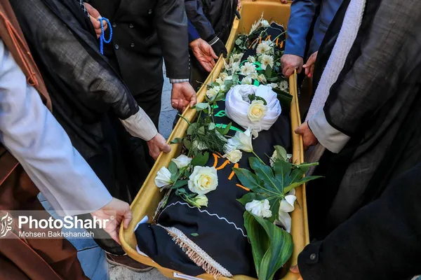 تشییع پیکر مرحوم «محمدحسن راستگو» در مشهد + تصاویر