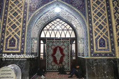 گزارش تصویری | آیین معنوی اعتکاف در حرم مطهر رضوی