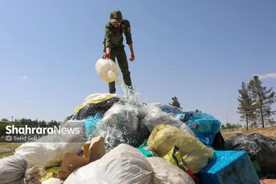 امحای ۵ تُن موادمخدر غیردارویی در مشهد