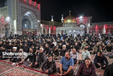 گزارش تصویری | حسینیه حرم | عزاداری سنتی هیئات استان قزوین در حرم مطهر رضوی