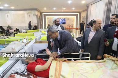 گزارش تصویری | بازدید استاندار خراسان رضوی از مرکز توانبخشی جانبازان نخاعی امام خمینی (ره)