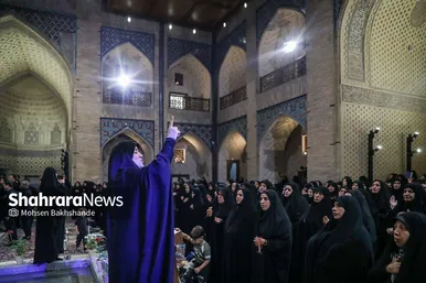 گزارش تصویری | مراسم احیا ویژه ناشنوایان در شب‌ بیست یکم ماه مبارک رمضان