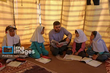 ایران زیباست | تحصیل در چادرهای عشایری