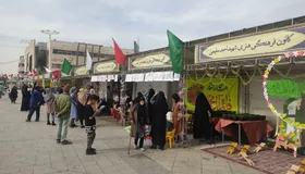 برپایی غرفه خدمات هوشمند شهروندی در عرصه میدان شهدای مشهد