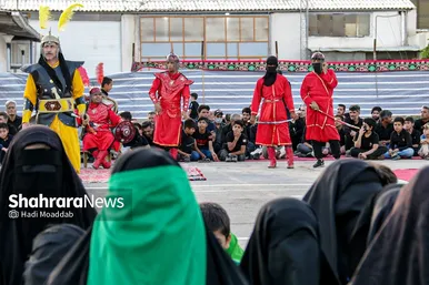 آیین خیمه سوزان عصر عاشورا در مشهد