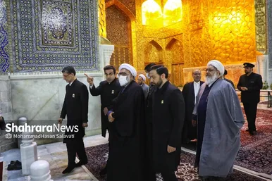 بازگشایی صحن انقلاب حرم مطهر رضوی در آستانه نیمه شعبان