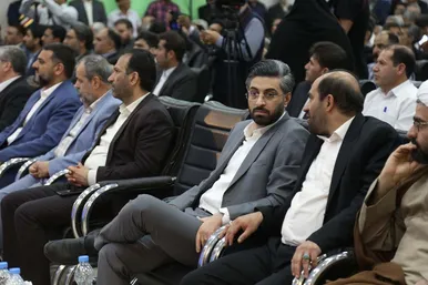 مراسم بهره برداری از پل دهرود