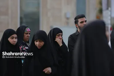 پیاده‌روی جاماندگان اربعین حسینی در مشهد