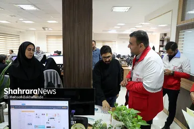 بازدید مدیرعامل جمعیت هلال‌احمر خراسان رضوی از موسسه فرهنگی شهرآرا