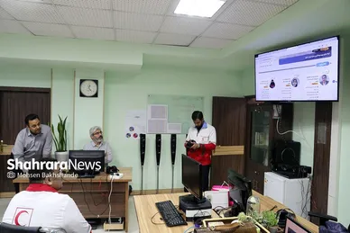 بازدید مدیرعامل جمعیت هلال‌احمر خراسان رضوی از موسسه فرهنگی شهرآرا