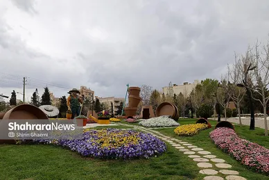 گزارش تصویری | باغ گلهای مشهد میزبان بازدید کننده گان نوروزی