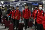 تیم ملی فوتسال افغانستان در فرودگاه بیشکک + عکس