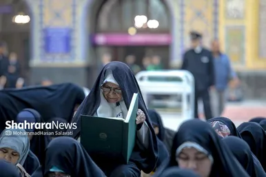 گزارش تصویری | جزء خوانی قرآن کریم در مسجدگوهرشاد حرم مطهر رضوی